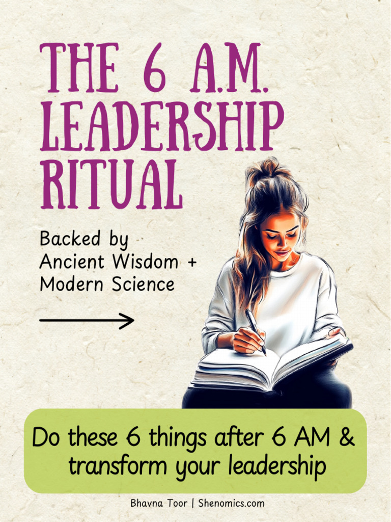 Transform Your Leadership: 6 A.M. Rituals | PDF