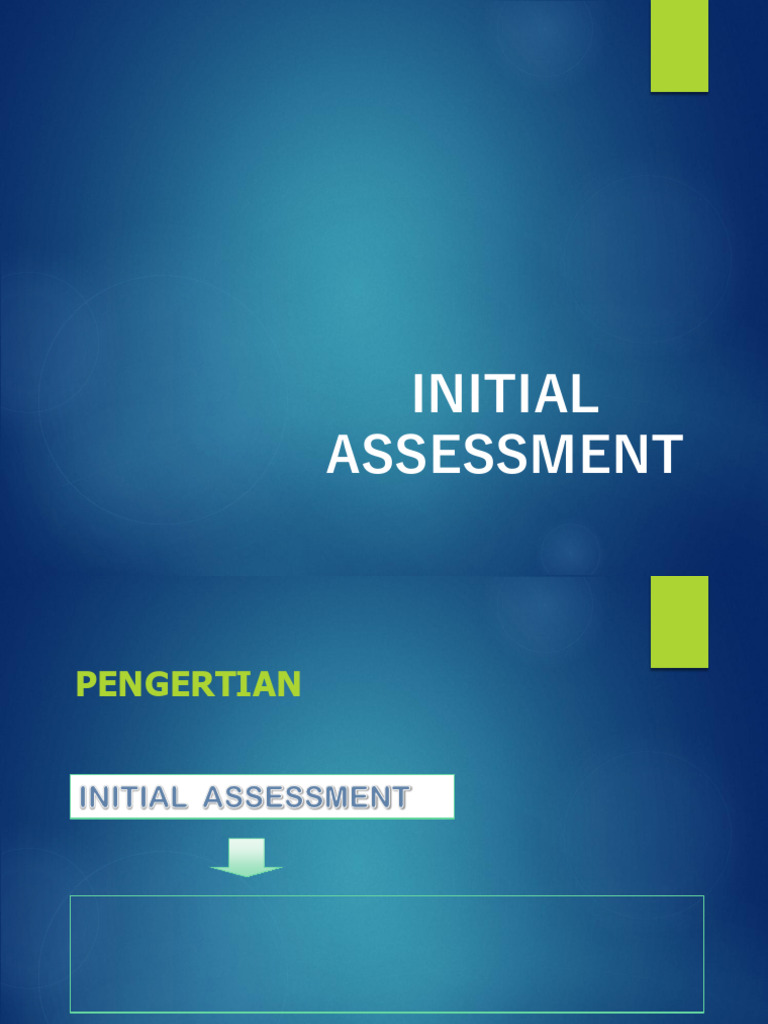 Panduan Lengkap Initial Assessment Trauma | PDF