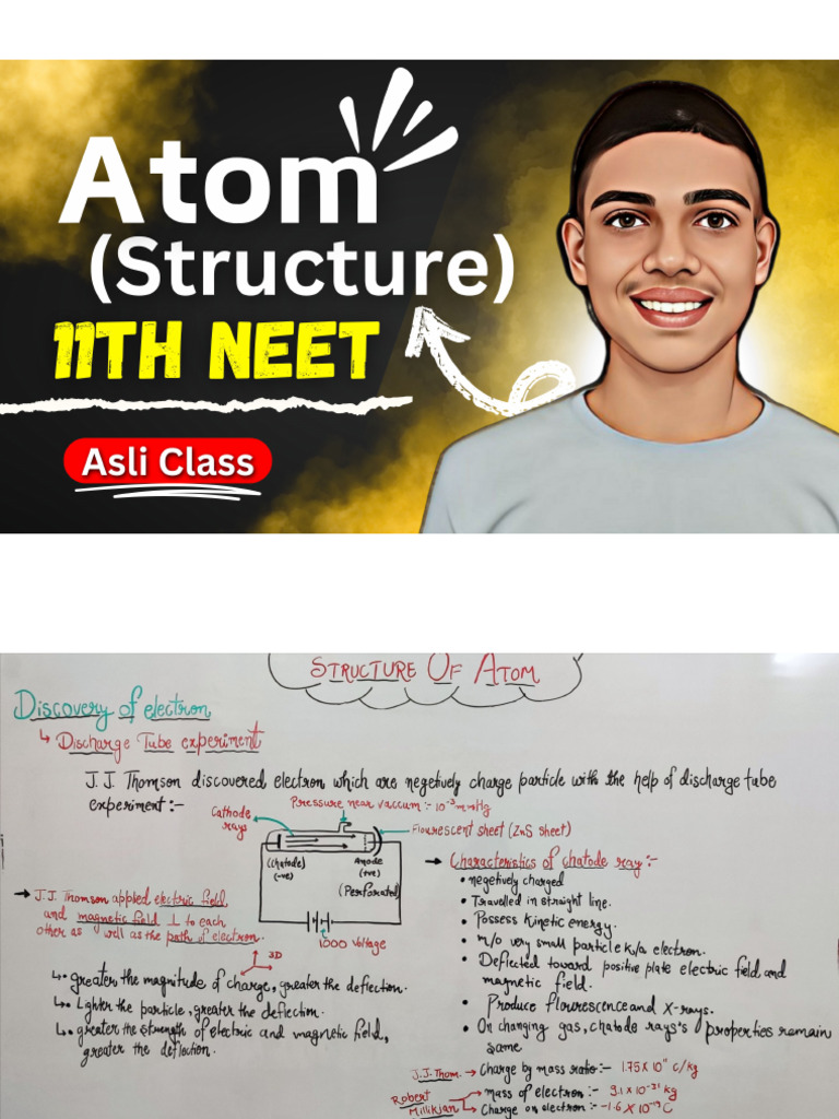 Structure of Atom (Class 11) | PDF