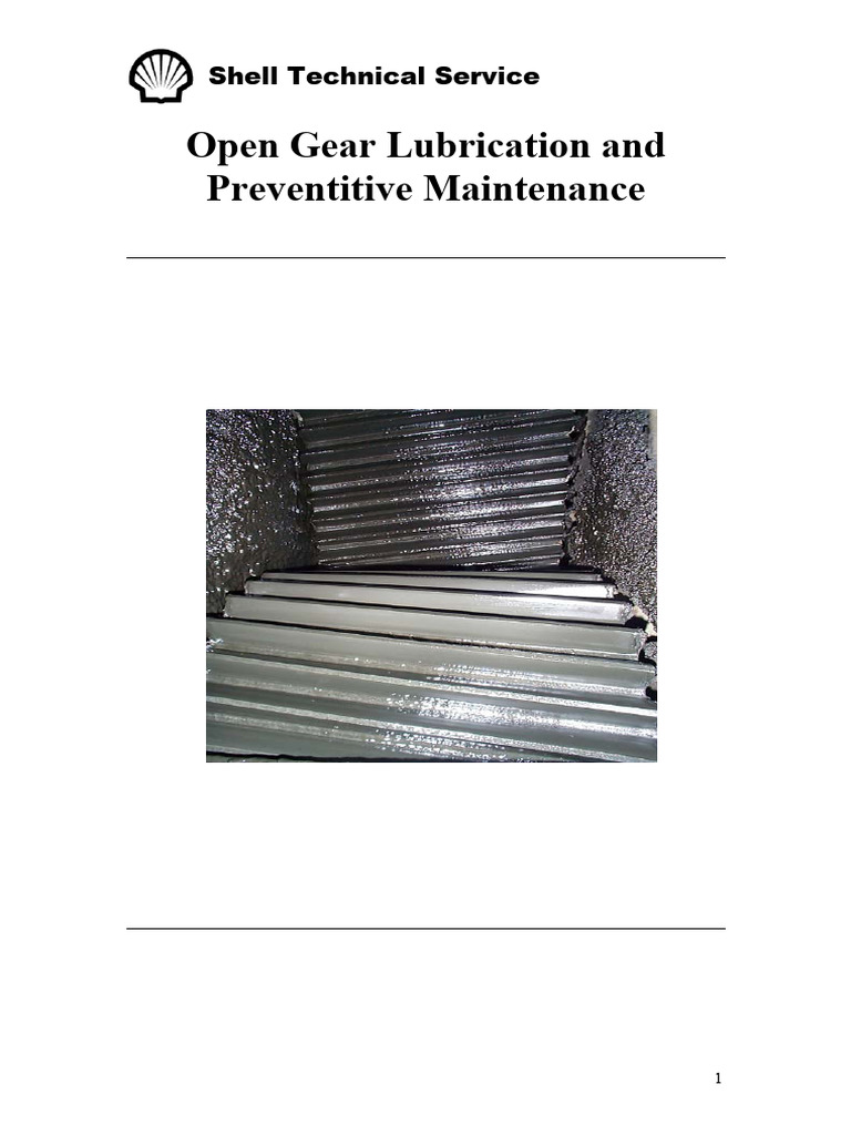 Open Gear Inspection and Maintenance Guide | PDF | Gear | Bearing ...