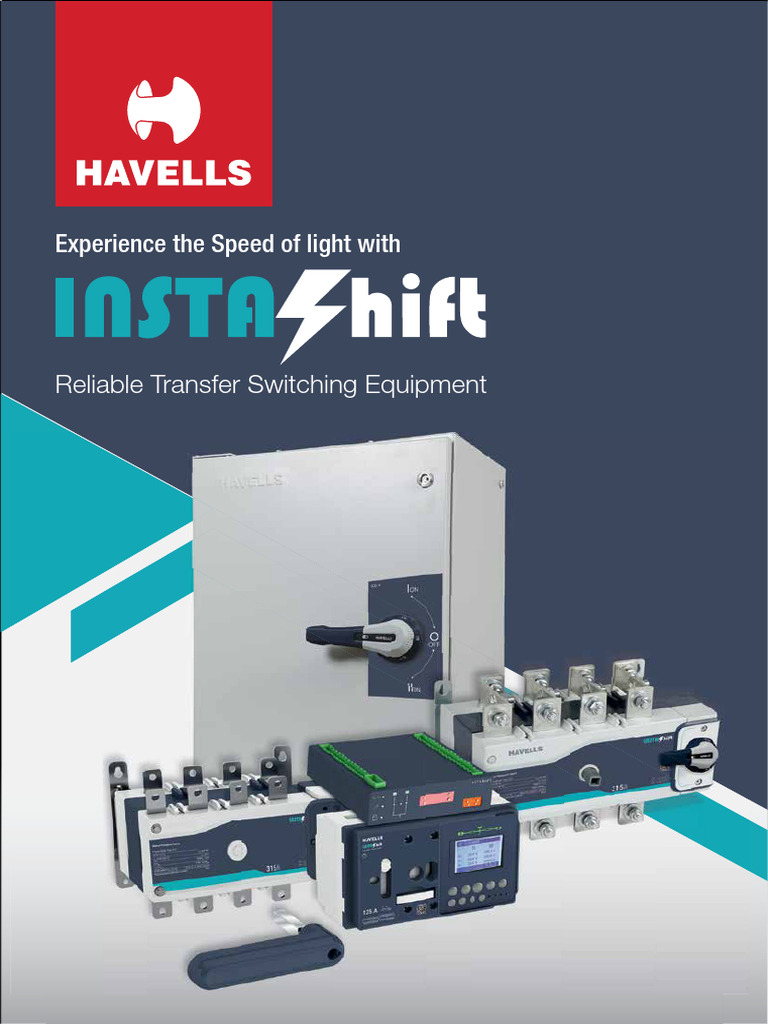 Havells InstaShift Changeover Switches | PDF | Switch | Alternating Current