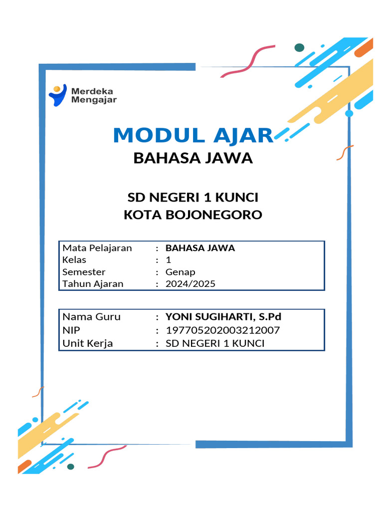 Cover Modul | PDF