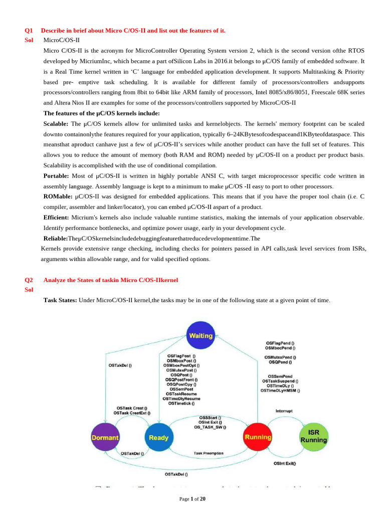 MicroC/OS-II Time Slicing Overview | PDF | Scheduling (Computing