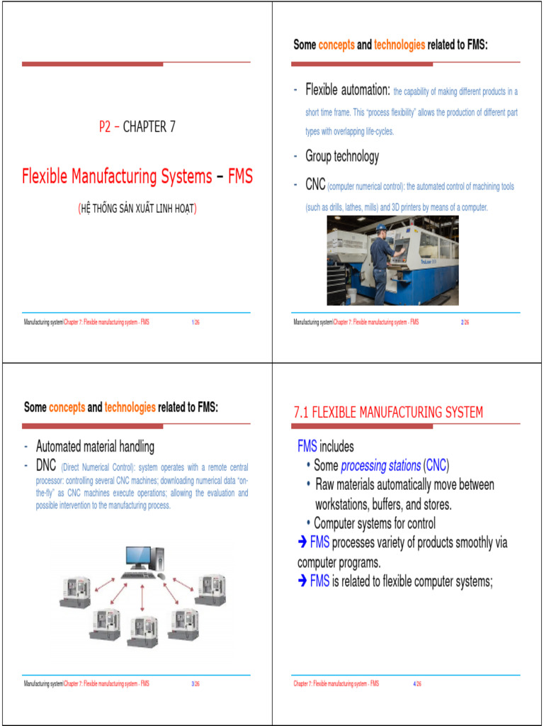 Flexible Manufacturing Systems Overview | PDF | Production And ...