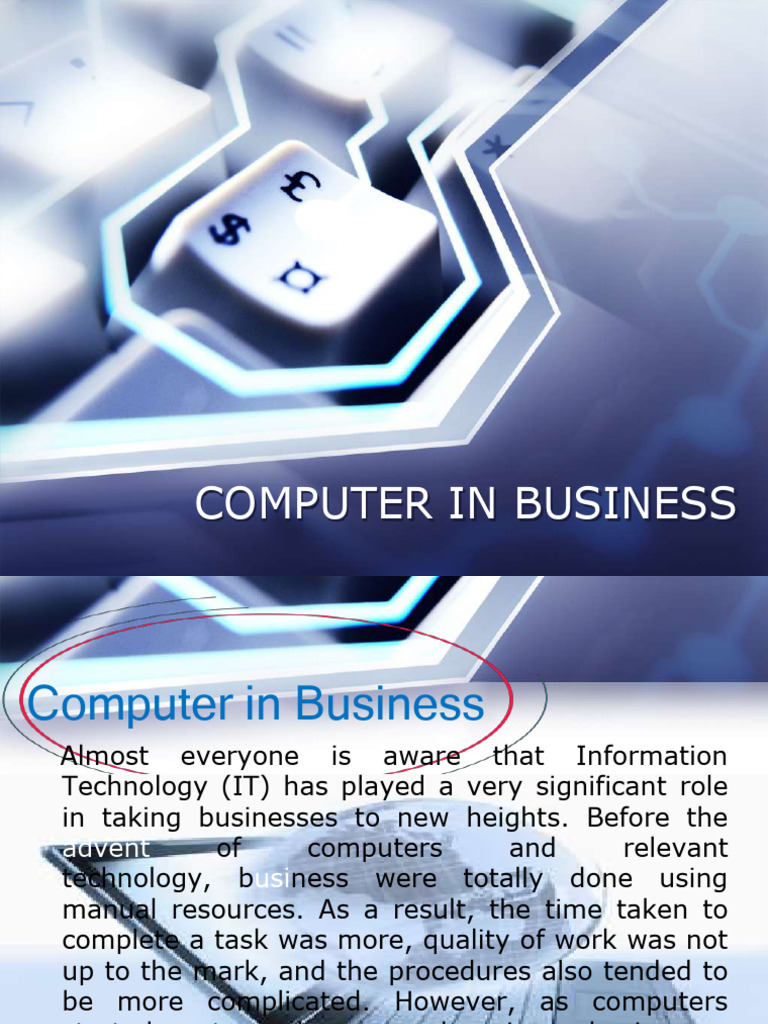 1.2 Computer in Business | PDF | World Wide Web | Internet & Web