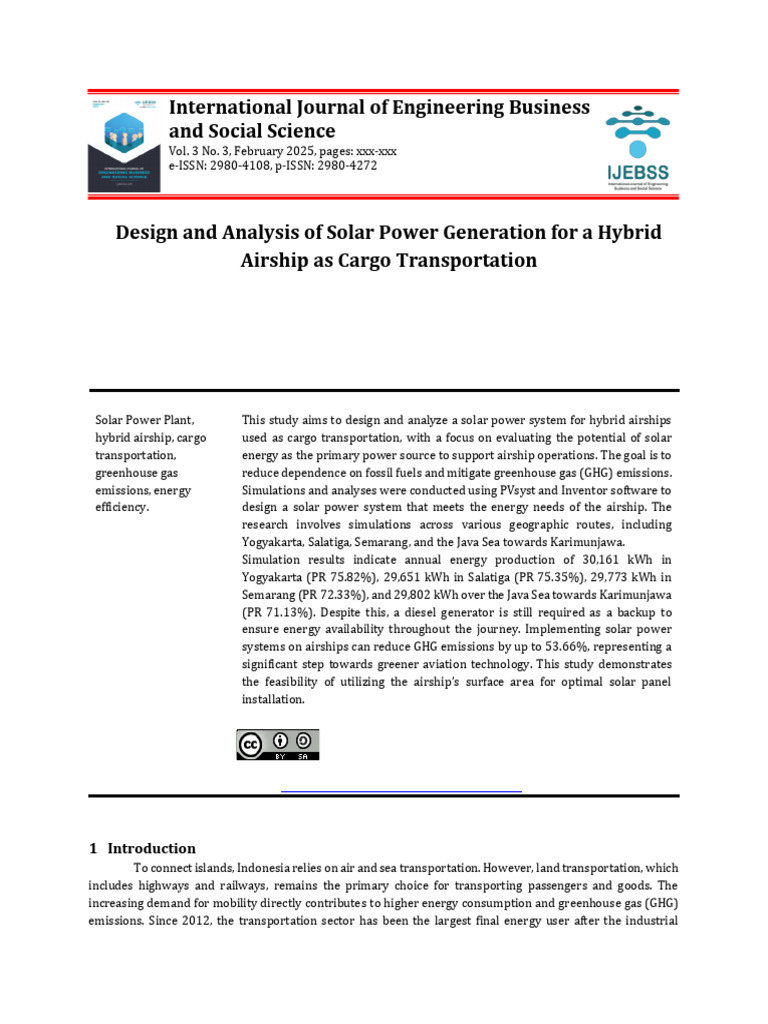 Design and Analysis of Solar Power Generation For A Hybrid | PDF ...
