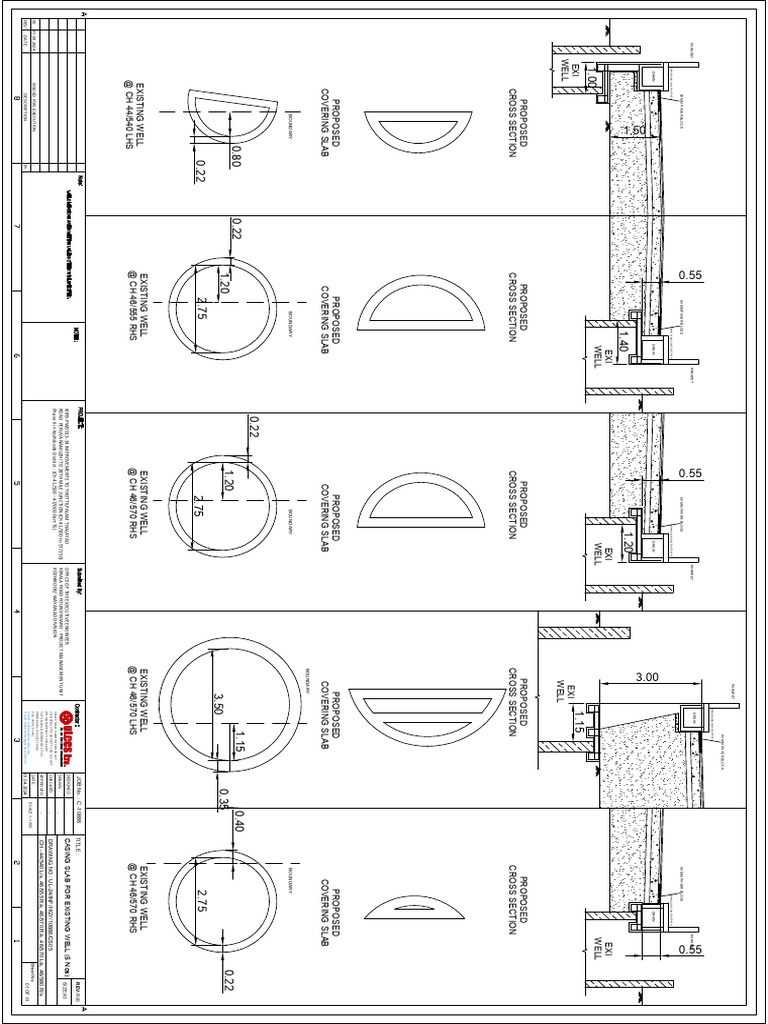 Casing Slab Design for Wells in Kozhikode | PDF