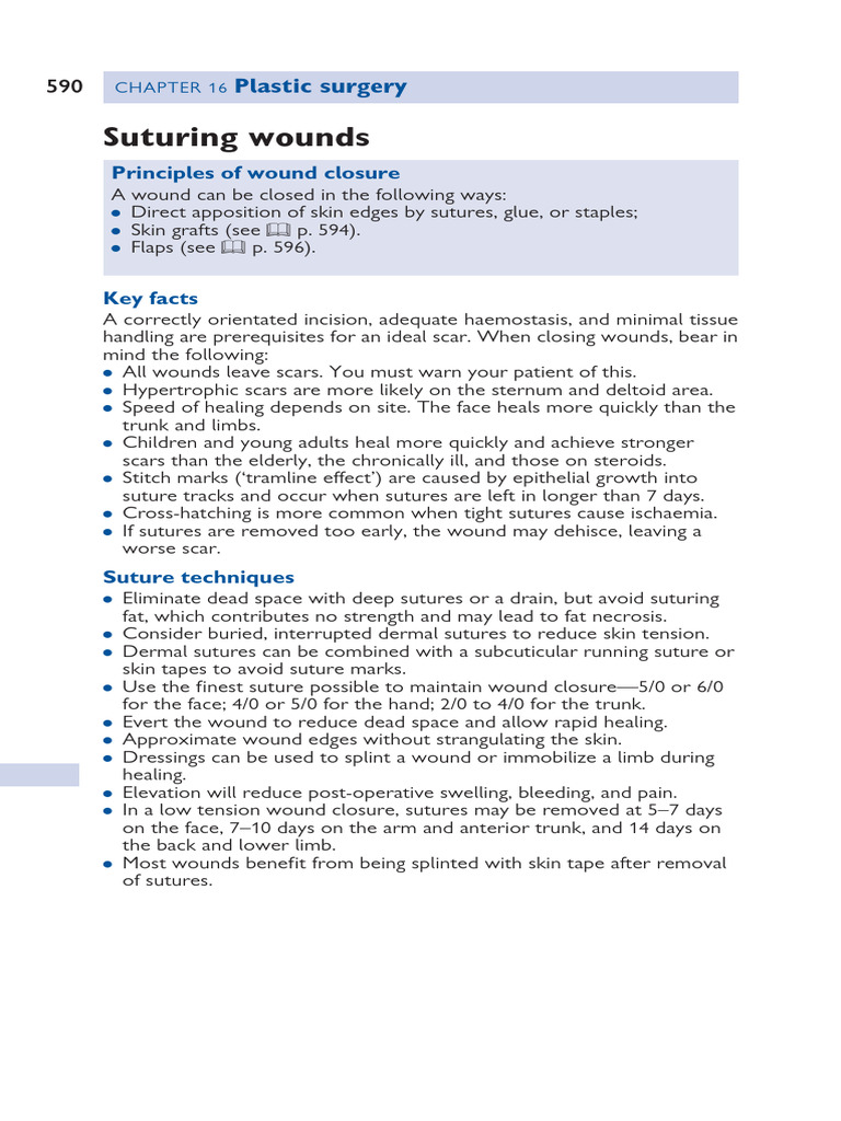 Suturing Techniques in Wound Closure | PDF | Surgical Suture | Wound