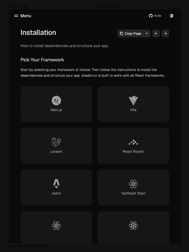 Installation | PDF