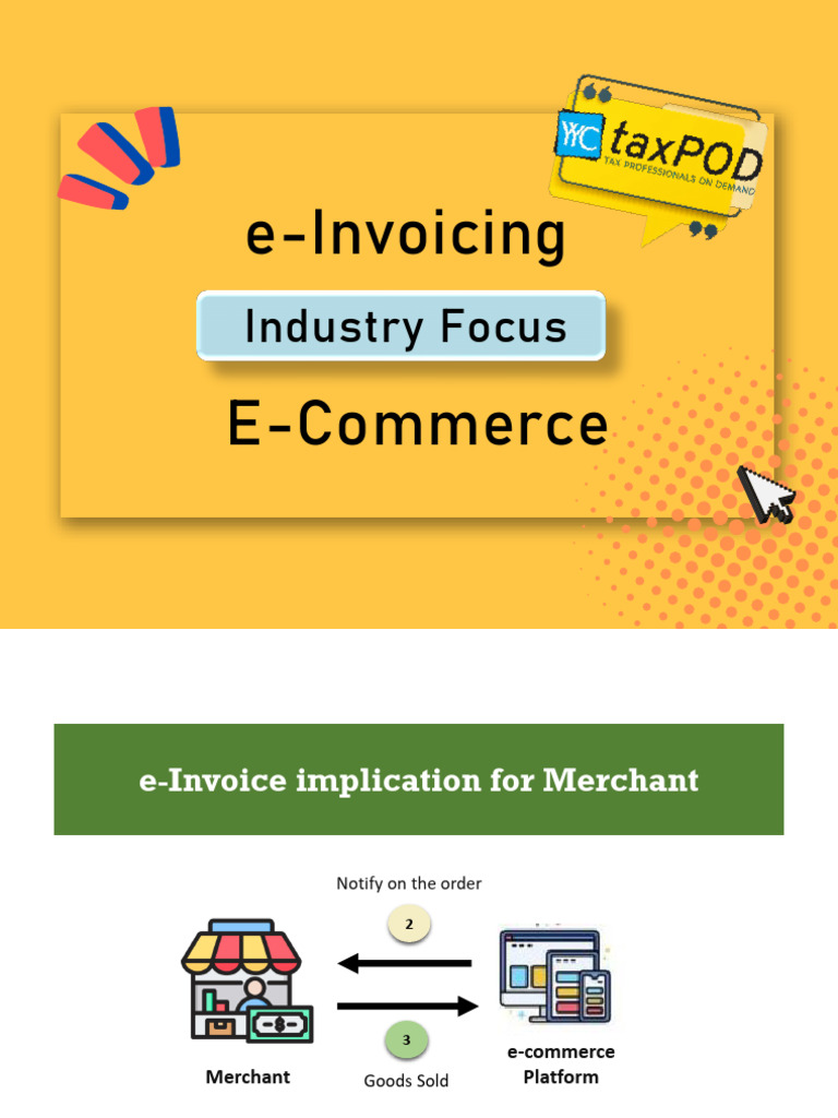 5 E-Invoice Implication For Merchant | PDF