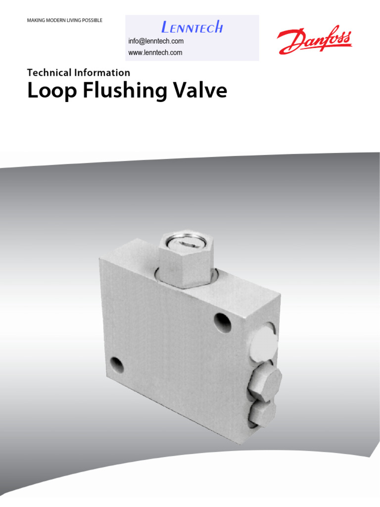 Loop Flushing Valve Technical Guide | PDF | Valve | Equipment