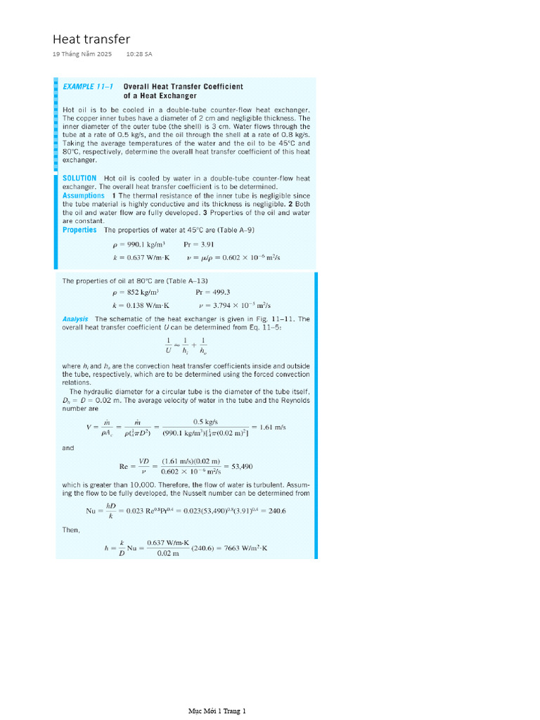 Heat Transfer | PDF