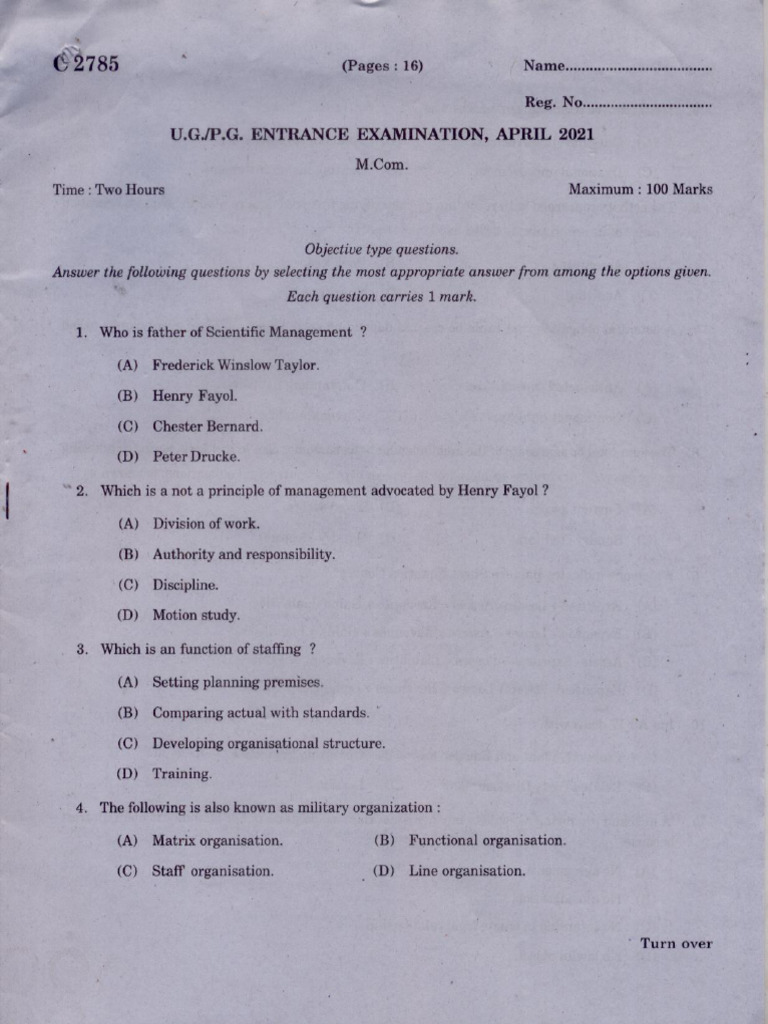 Mcom 1 | PDF