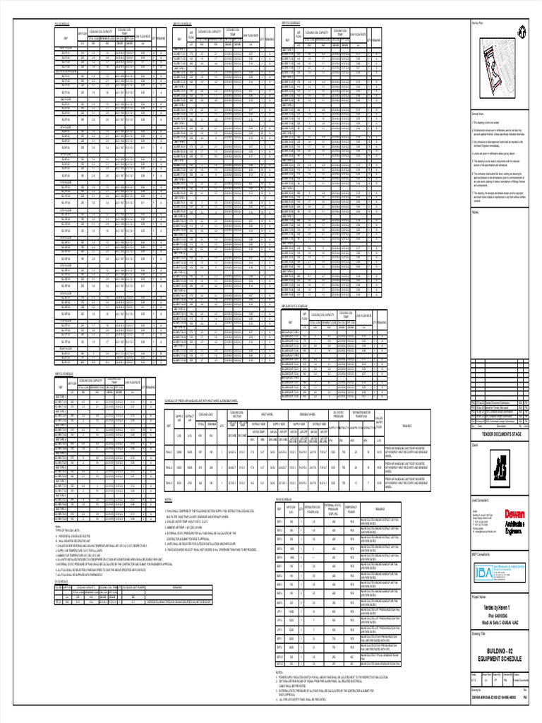 FCU Schedule for 2BR and 3BR Units | PDF | Thermodynamics | Mechanical ...
