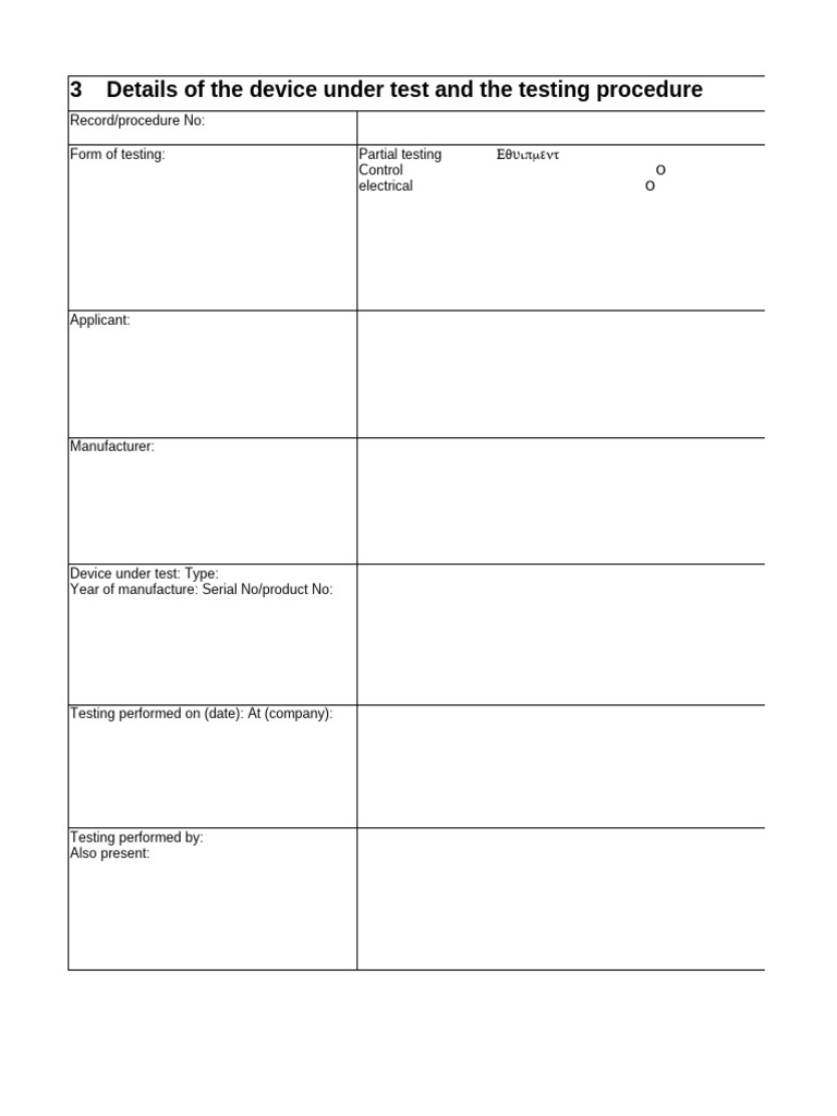 Device Testing Procedures and Results | PDF | Electrical Connector ...