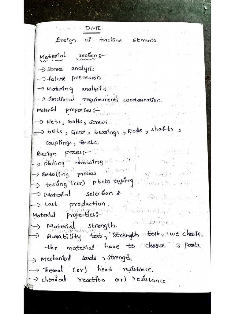Dme Notes | PDF
