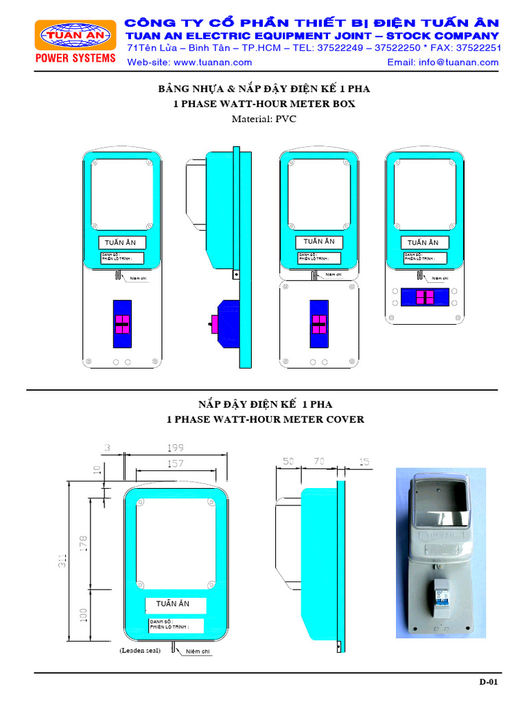 1 & 3 Phase Watt-Hour Meter Boxes | PDF | Building Materials | Building ...