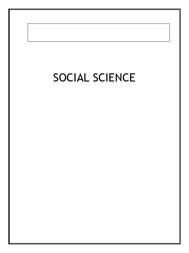 Social Science Capsule Notes Overview | PDF | Sustainability ...