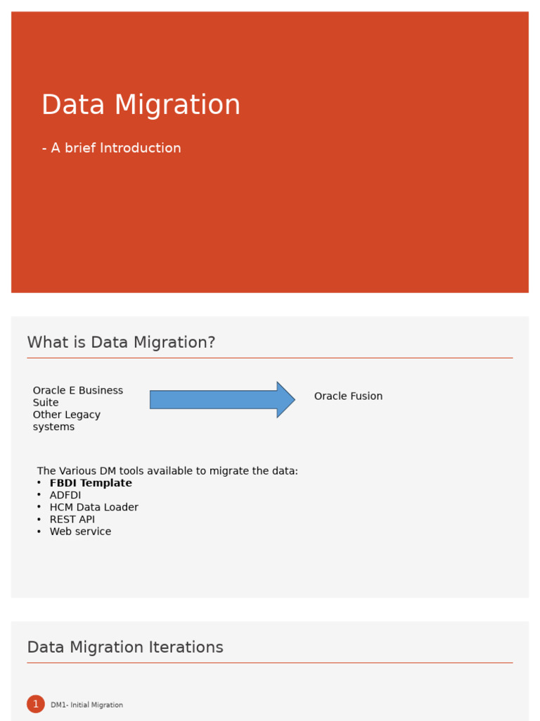 Oracle Fusion Data Migration Guide | PDF