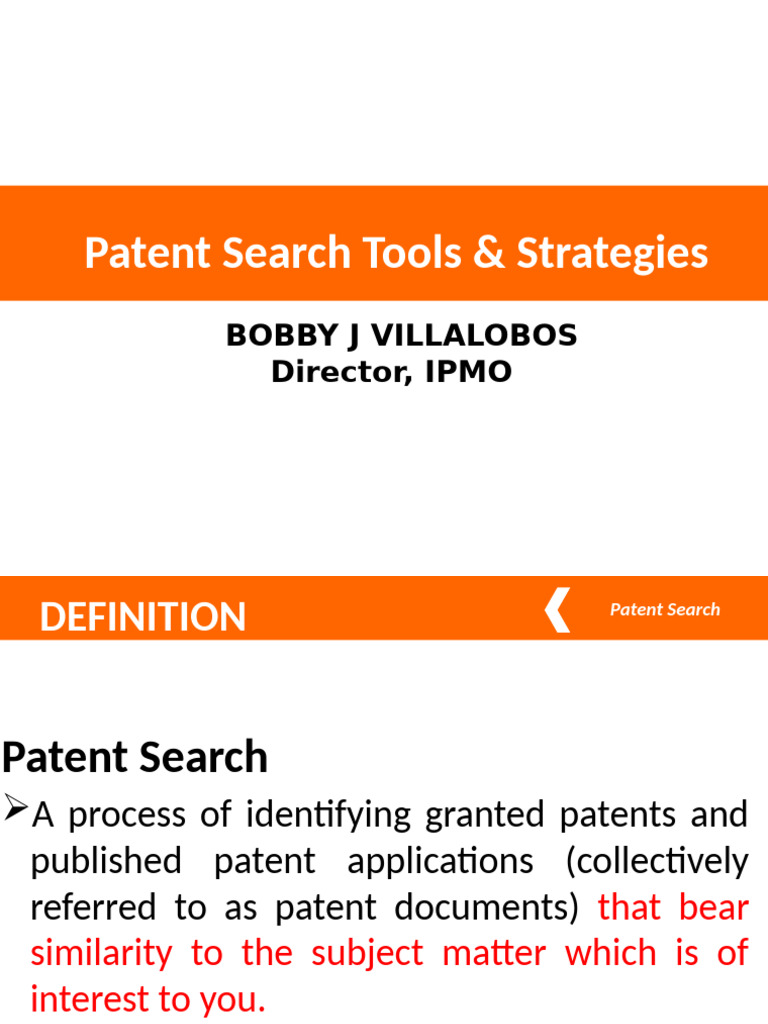 Patent Search Tools and Strategies Guide | PDF | Patent | Patent ...