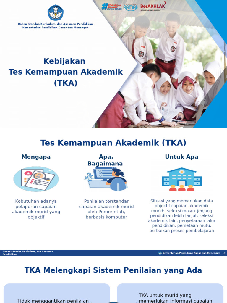 Kebijakan dan Pelaksanaan TKA 2023 | PDF