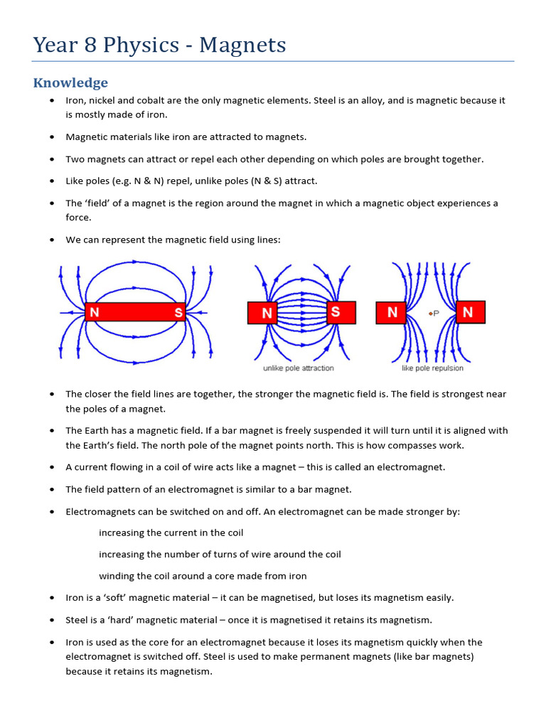 Magnets | PDF | Magnet | Magnetism