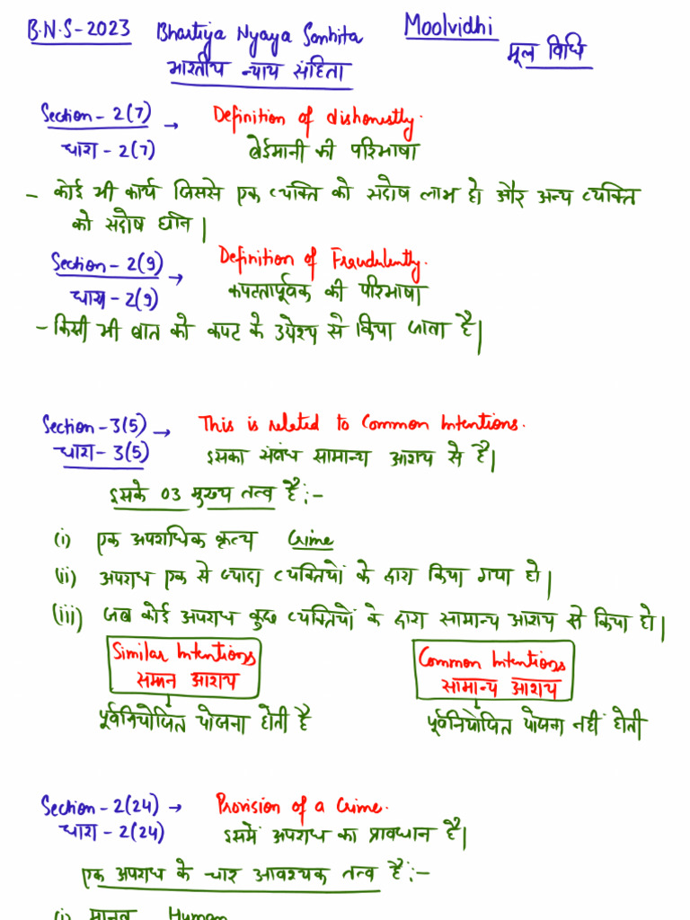 Class 3 BNS | PDF
