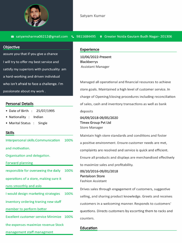 Satyam Kumar Resume Apna | PDF