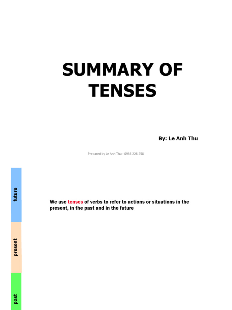 Overview of English Verb Tenses | PDF | Linguistics | Syntax