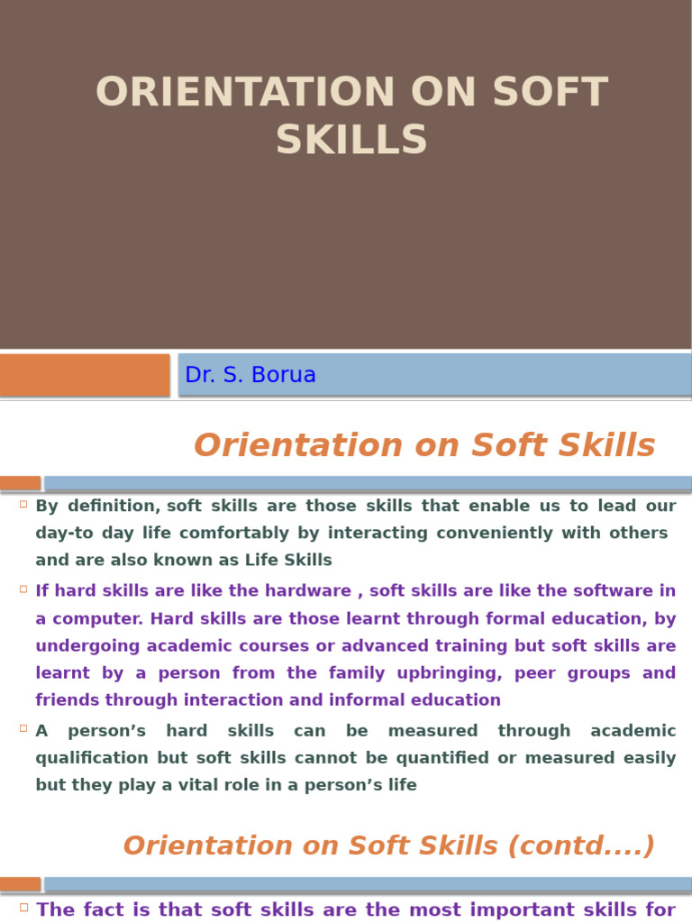Essential Soft Skills for Success | PDF | Communication | Skill