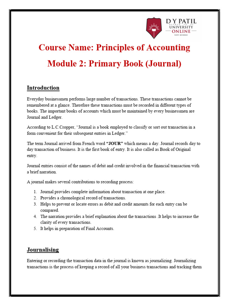 Understanding Journal Entries in Accounting | PDF | Debits And Credits ...