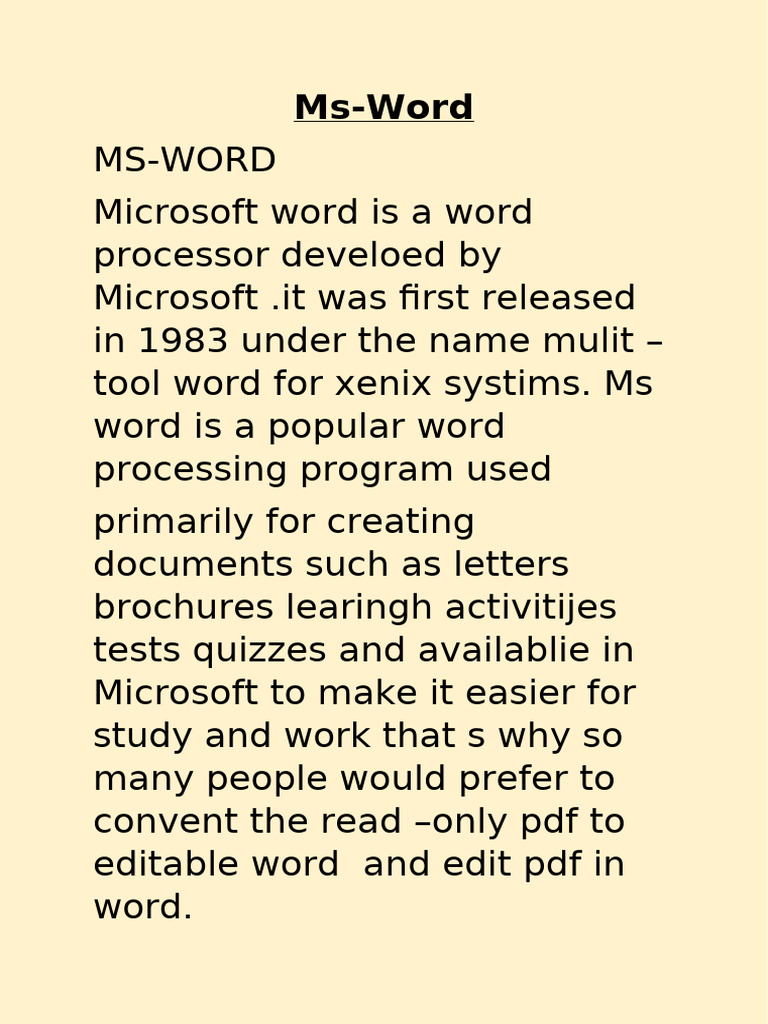 MS Word Practice Assignment Guide | PDF