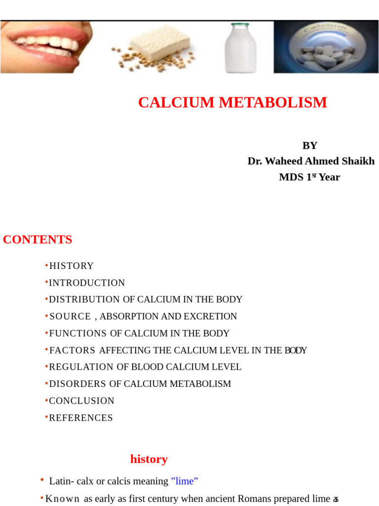 Calcium Metabolism Ws | PDF | Bone | Calcium