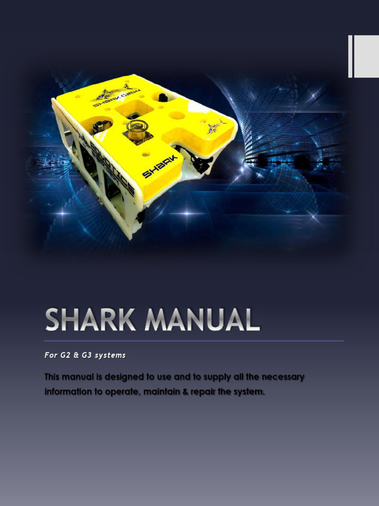 Shark ROV Technical Manual & Specs | PDF | Power Supply | Transformer