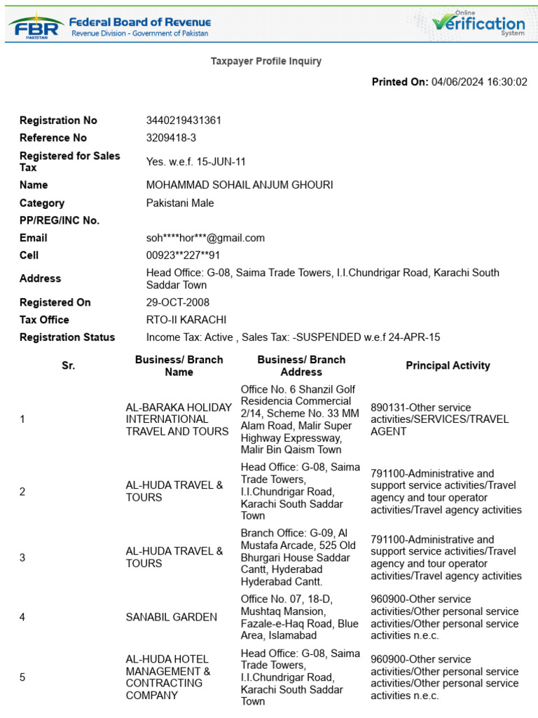 NTN Inquiry Sohail Anjum | PDF