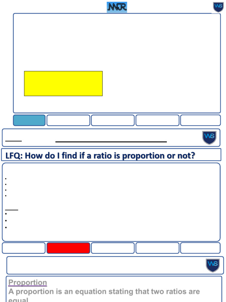 Understanding Ratios and Proportions | PDF | Ratio | Elementary Mathematics