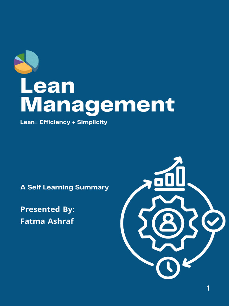 Lean Management: Key Concepts & Tools | PDF | Lean Manufacturing ...