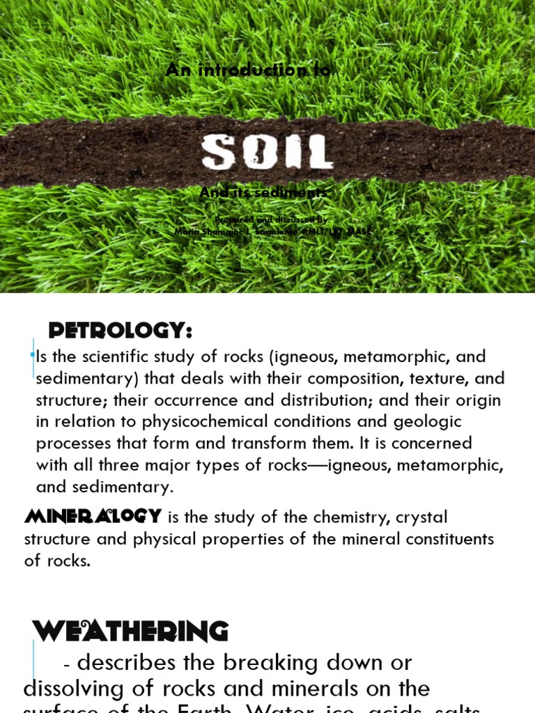 Weathering and Sedimentary Soil Insights | PDF | Rock (Geology ...