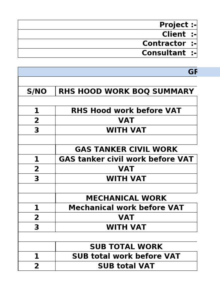 1 Hood Rhs Rate | PDF | Concrete | Masonry