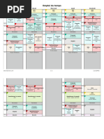 Emploi du temps CE1 CE2 2025-2026 | PDF | la communication | Linguistique