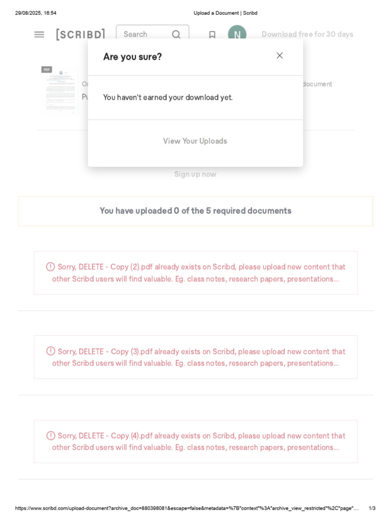 Scribd Document Upload Guidelines | PDF | Scribd | Computing