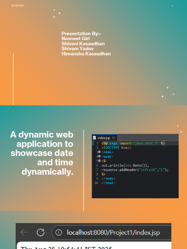 Dynamic Web Application Showcase | PDF