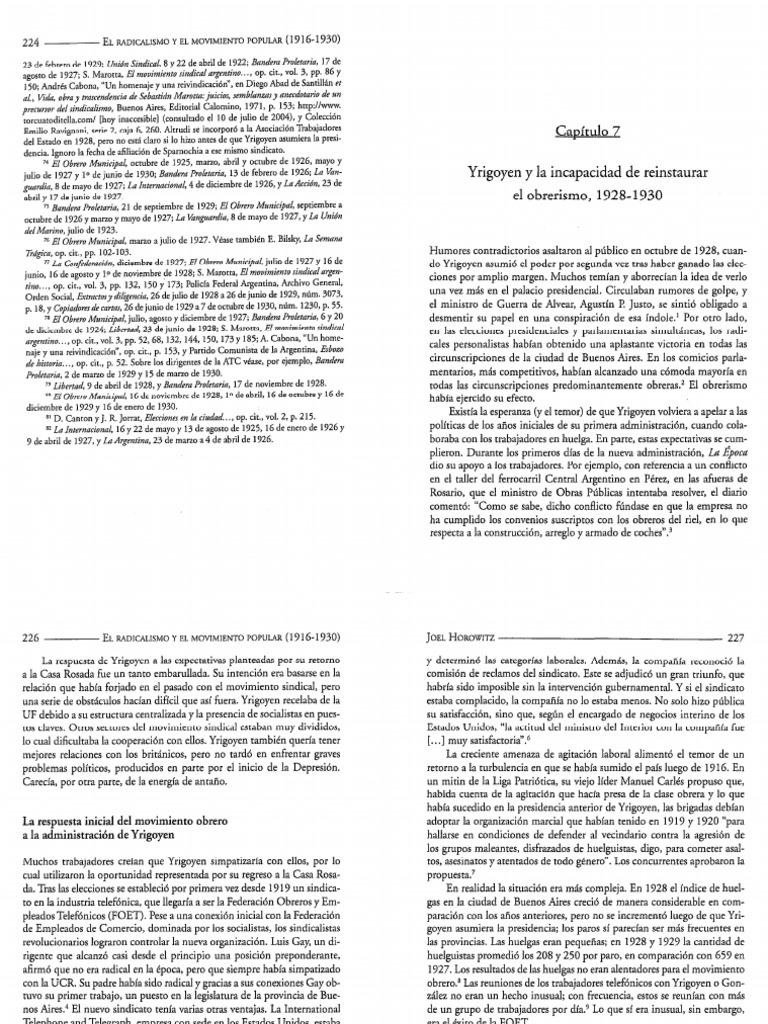Horowitz - Cap 7, 1928-1930 | PDF
