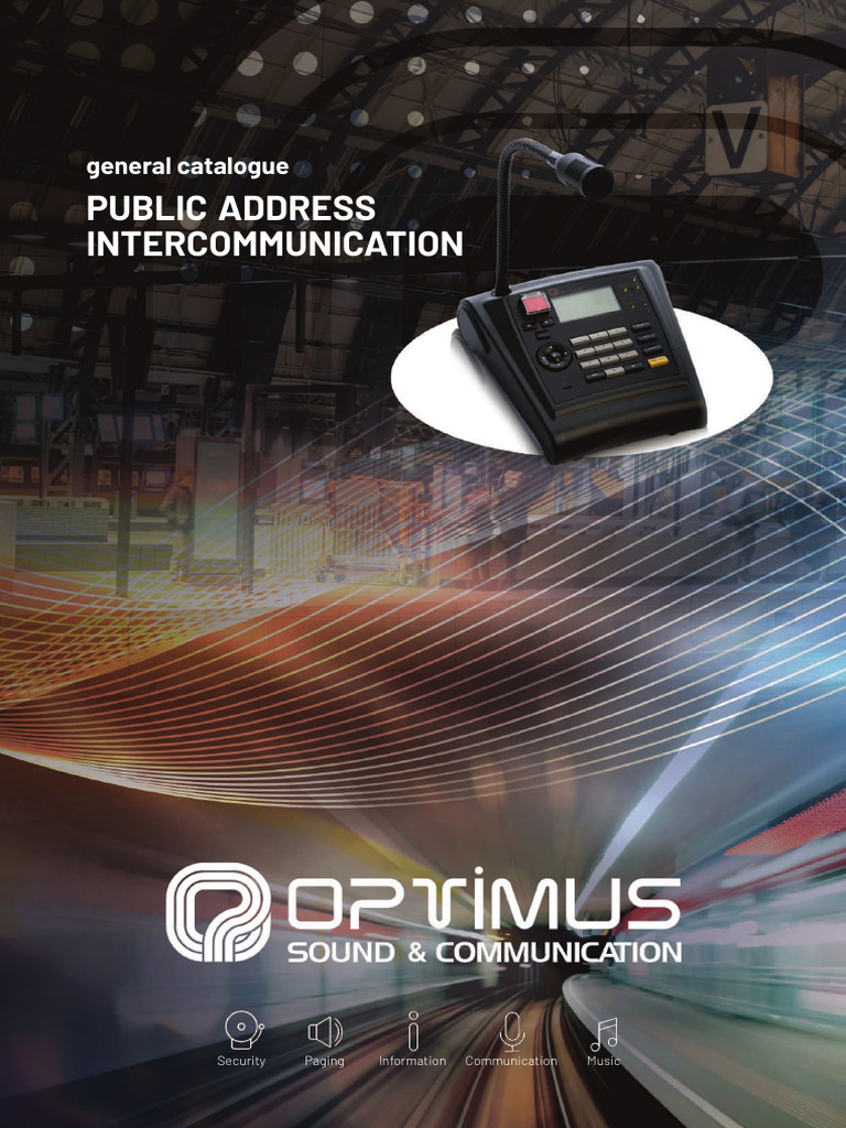 Optimus PA Systems and Intercommunication | PDF | Loudspeaker | Microphone