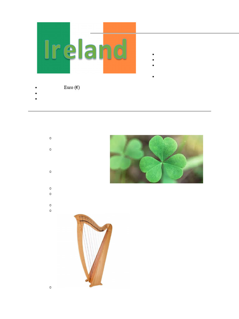 Discover Ireland: Culture, Symbols, and Nature | PDF | Ireland