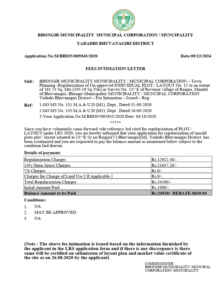 GSK 2 FeeIntimation MBHON0059432020 | PDF | Payments