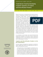 Download Trade Barriers Faced by Developing Countries Exporters of Tropical and Diversification Products by International Centre for Trade and Sustainable Development SN9086420 doc pdf
