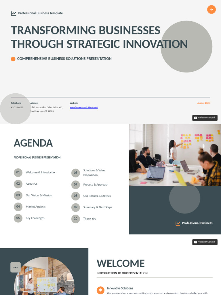 Innovative Business Solutions Presentation | PDF | Innovation ...