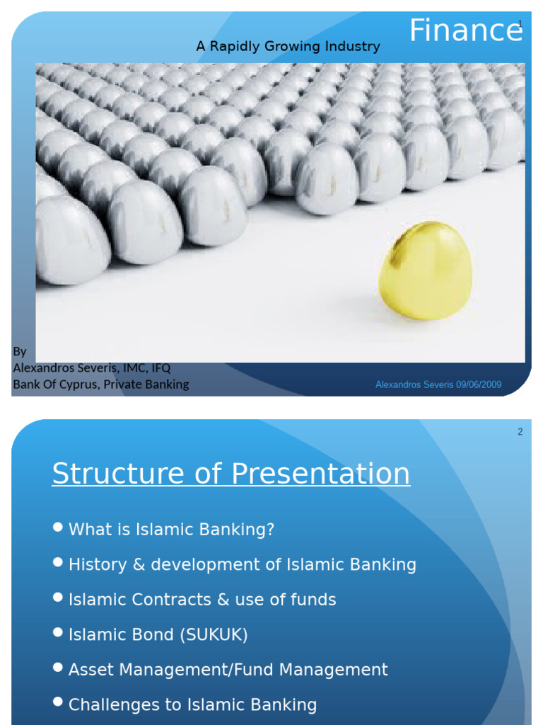 Overview of Islamic Banking Principles | PDF | Islamic Banking And ...