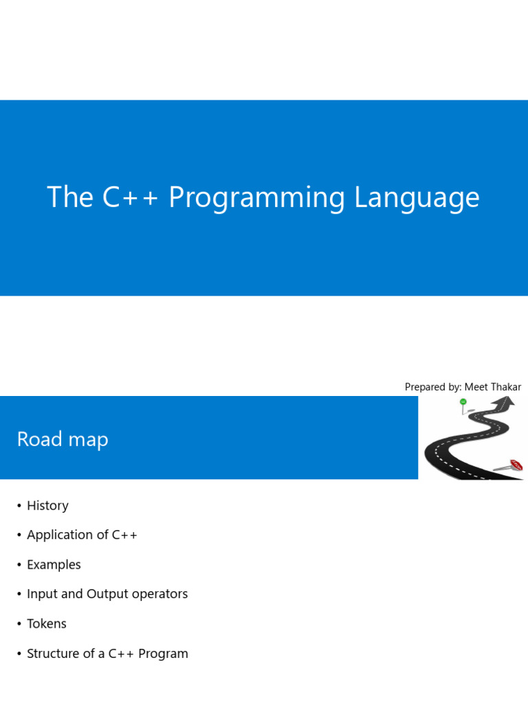 C++ Programming Language Overview | PDF | C++ | Reserved Word